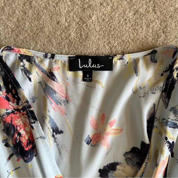 Lulus Paraiso Light Blue Kimono Romper size Small - Picture 3 of 5